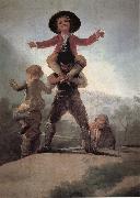 Francisco Goya Las Gigantillas oil painting artist